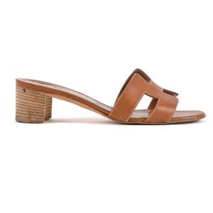Hermès Oasis leather mules 38.5